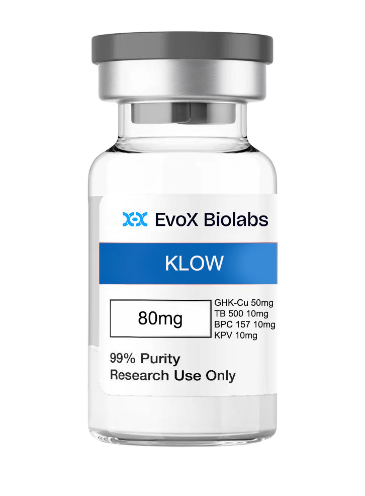 Klow - GHK-Cu (50 mg) / BPC-157 (10 mg) / TB-500 (10 mg) / and KPV (10 mg)