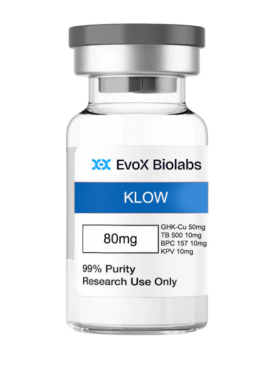 Klow - GHK-Cu (50 mg) / BPC-157 (10 mg) / TB-500 (10 mg) / and KPV (10 mg)